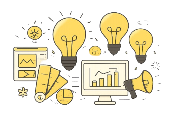 “Vizconmarketing business analysis illustrating data, charts, and strategic decision-making process.”